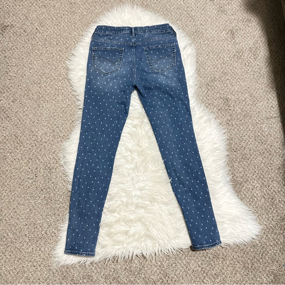 Bullhead Denim Co. Blue Patterned Skinny Jeans - Picture 6 of 9